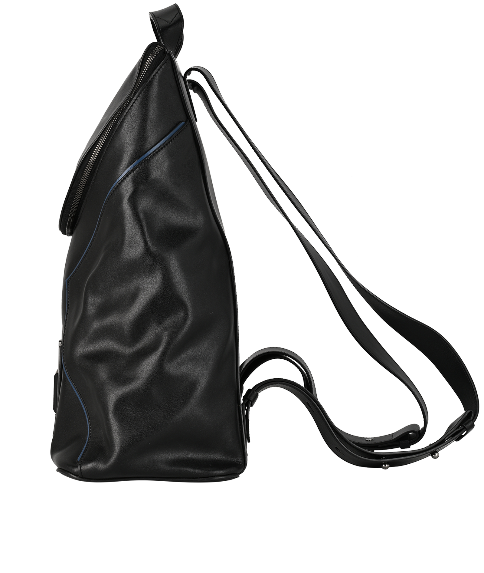 Backpack, &pound;395, Handbags, Black, Leather, Bottom view